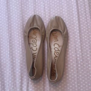 Sam Edelman nude ballet flats size 7
